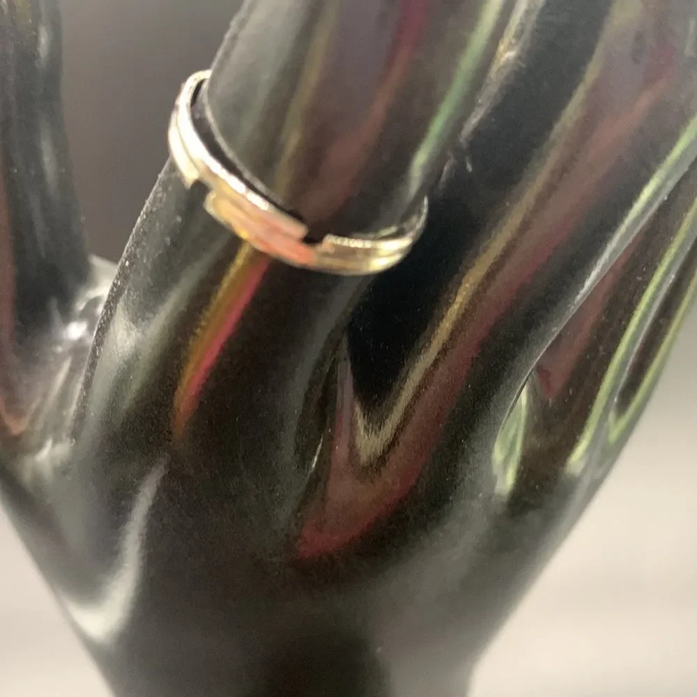 Fun Gold Tinsel Ring